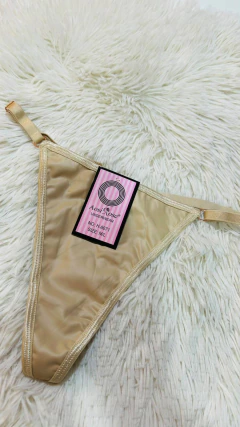 Sweet tanga de vinilo con strass beige - 194, foto 1 de 2