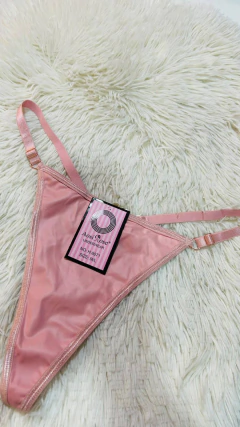 Sweet tanga de vinilo con strass rosa - 194, foto 1 de 3