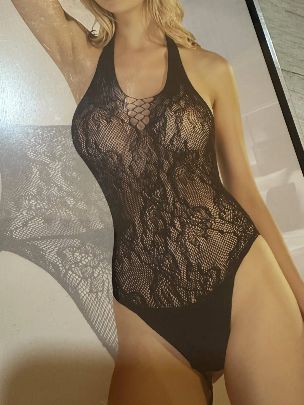 Sweet body de encaje negro - 8946