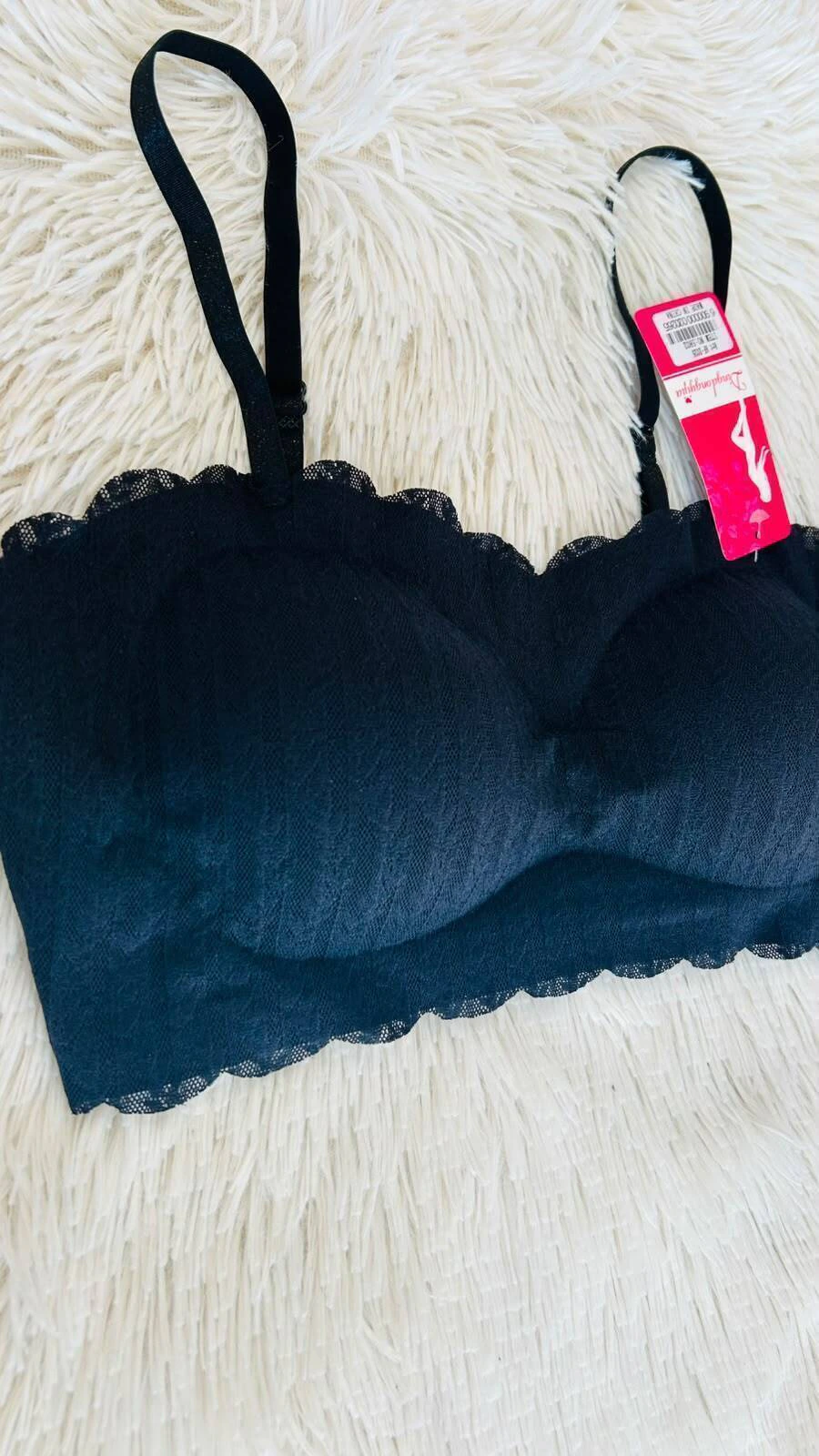 Sweet bralette lencero armado negro - 2026