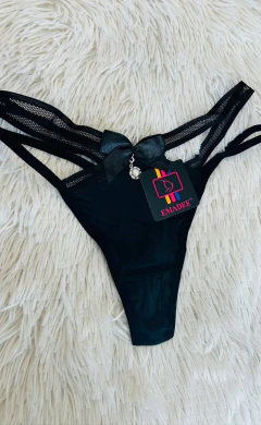 Sweet tanga doble cintura negra - 2317, foto 1 de 3