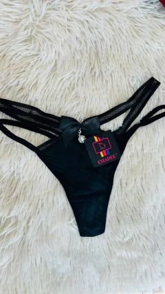 Sweet tanga doble cintura negra - 2317, foto 3 de 3