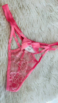 Sweet colalles lencera de encaje, red y strass rosa - 2313, foto 1 de 3