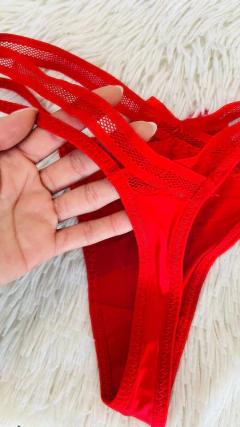 Sweet tanga doble cintura roja - 2317, foto 3 de 3