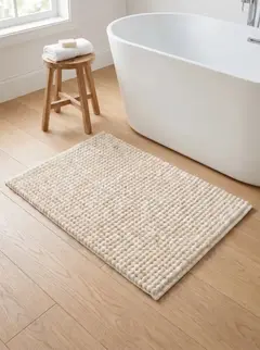 Alfombra Chenille 50x80 Beige GH-0138BG, foto 2 de 4