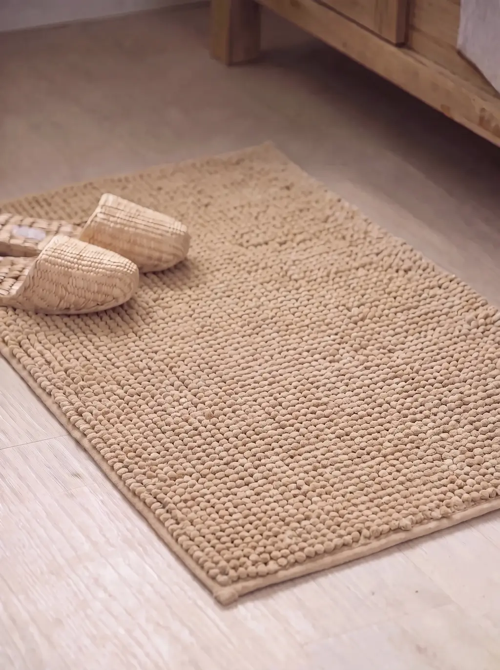 Alfombra Shaggy 60x40 Beige