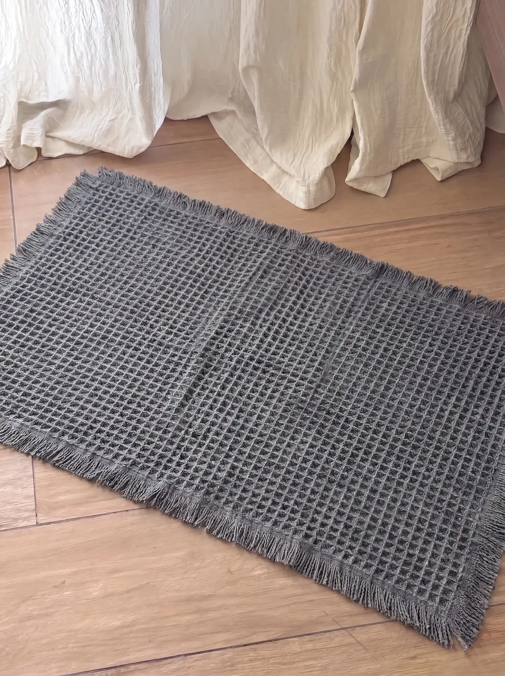 Alfombra Waffle 60x40 Gris