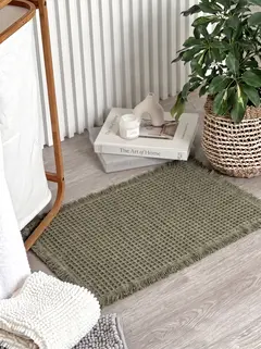 Alfombra Waffle 60x40 Verde, foto 1 de 3