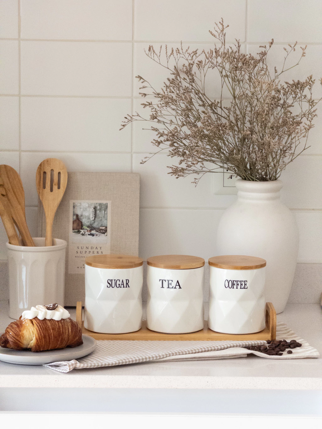 Set x3 Contenedores Té/Café/Azúcar GH-1837