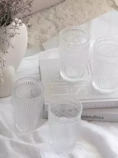 Set x6 vasos Con Arabesco Transparente 370ml, foto 4 de 7