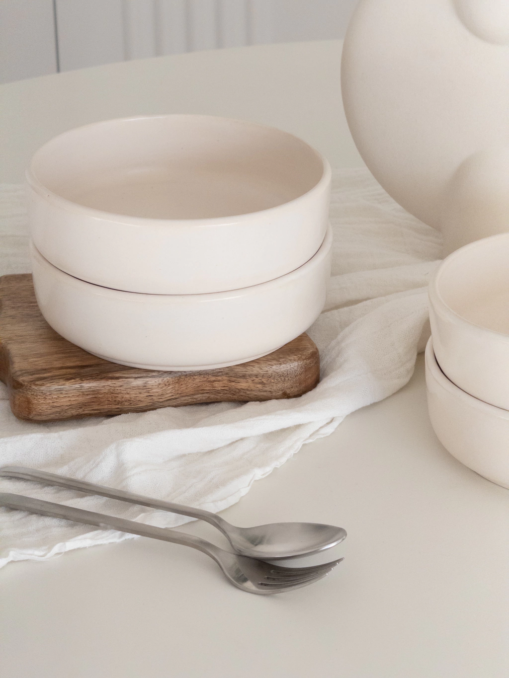 Set x6 bowls 16cm color marfil