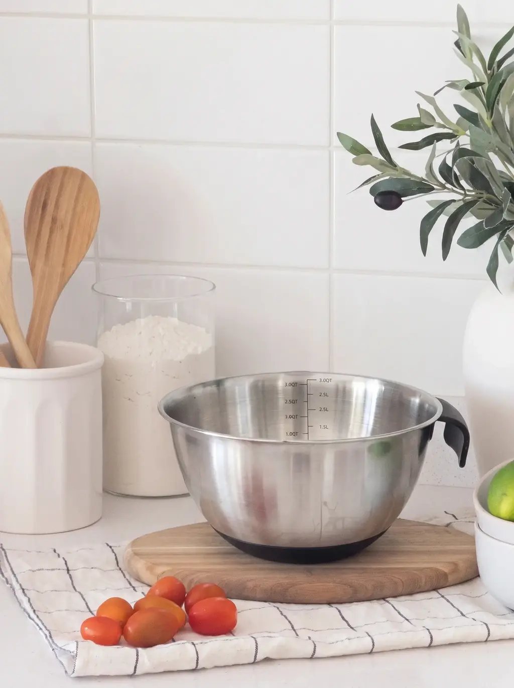 Bowl Medidor Acero Inox. 3Lt