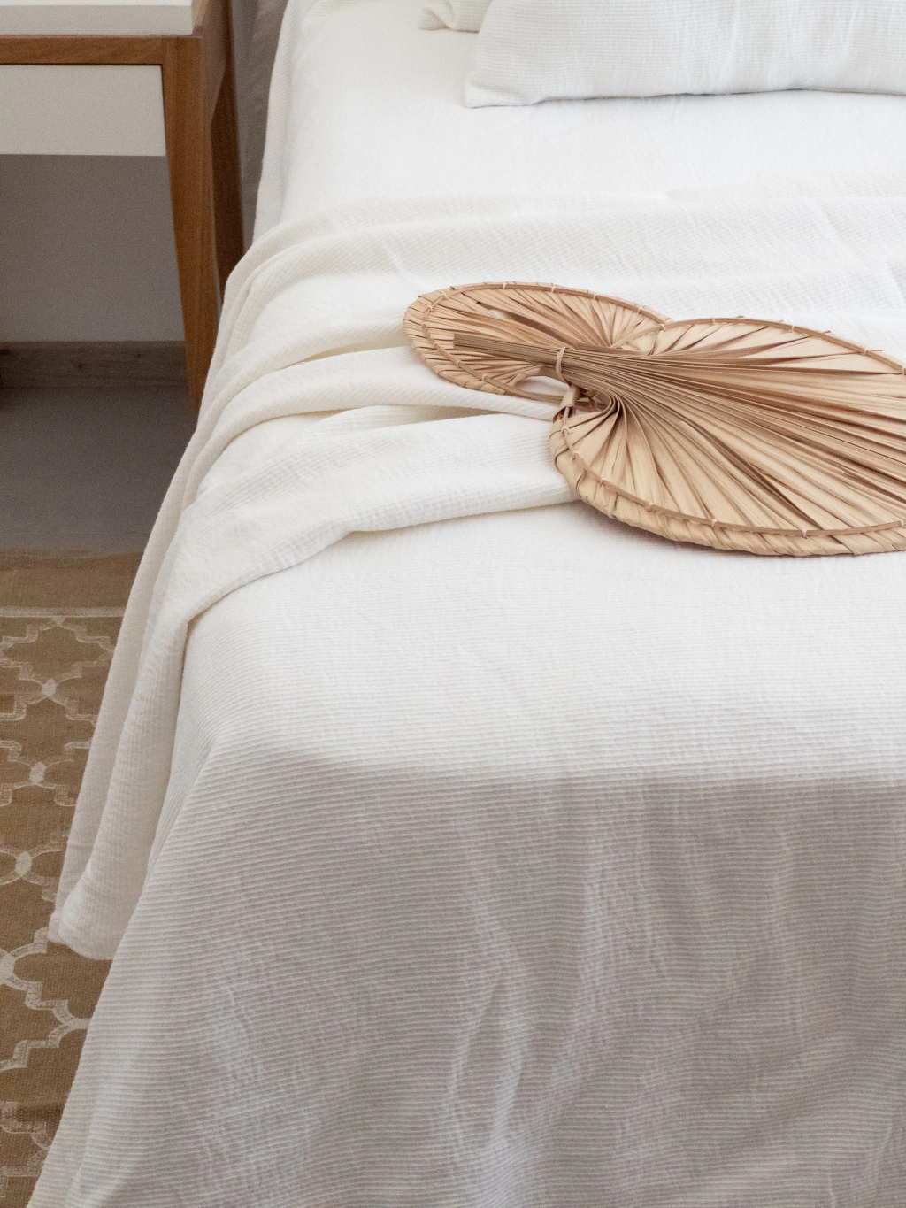 Cubre Cama Rustico Full Líneas
