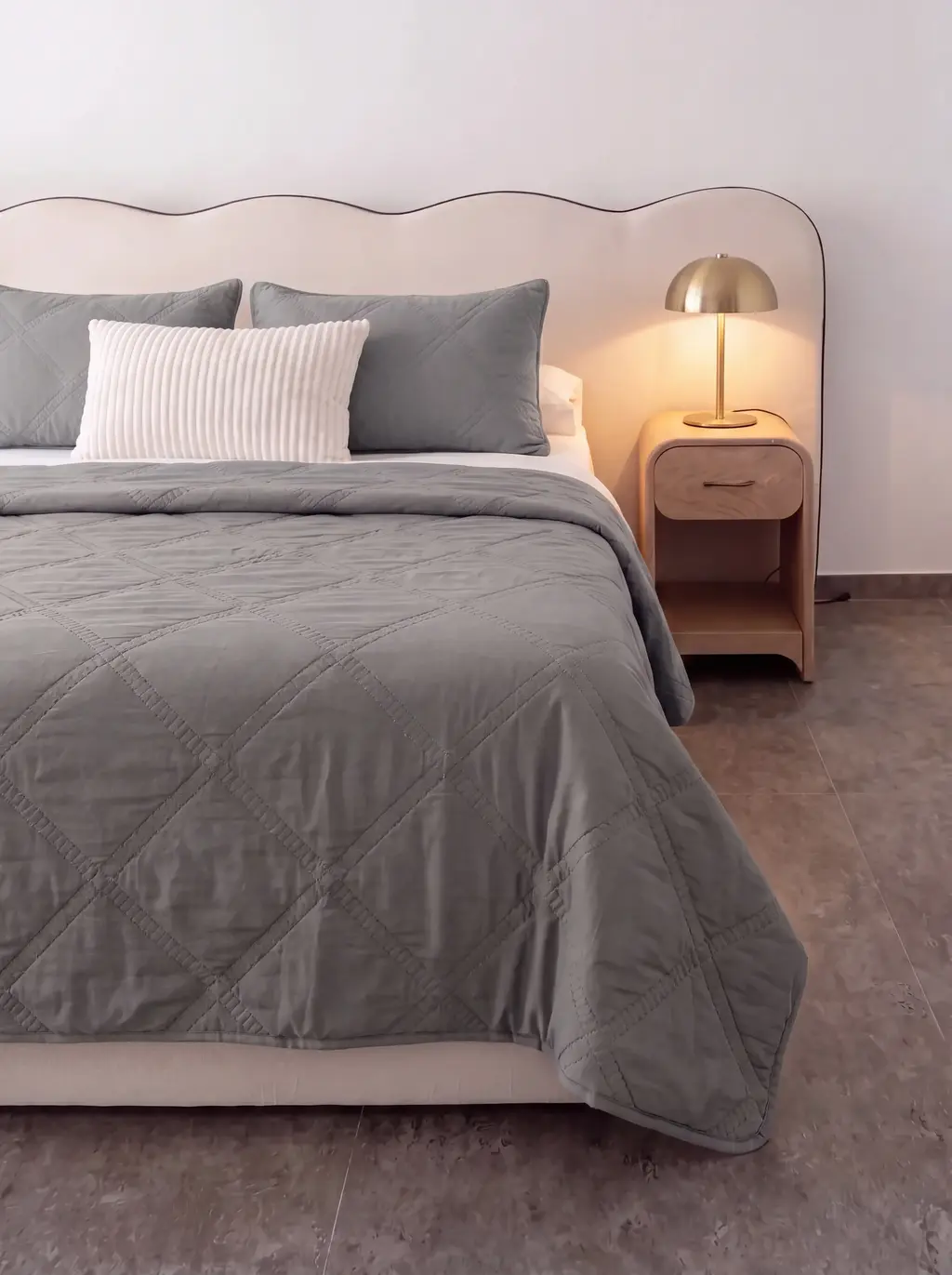 Cubrecama Praga King Gris GH-0085K-G