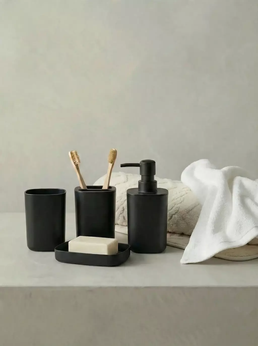 Set de basico x 6 piezas de baño