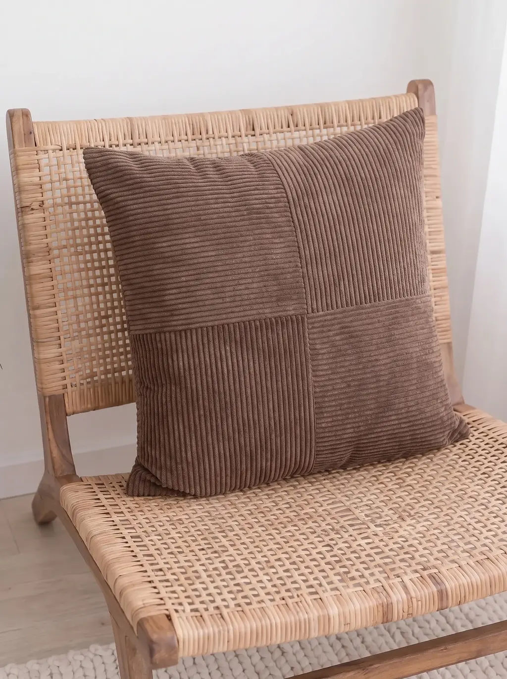 Funda 45x45 Benín Chocolate