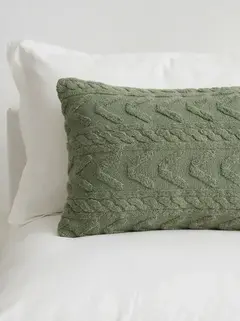 Funda Jacquard 60X40 Verde Musgo GH-0019VM, foto 4 de 4