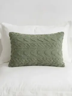 Funda Jacquard 60X40 Verde Musgo GH-0019VM, foto 3 de 4