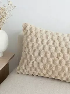 Funda Jacquard Panal 60X40 Beige GH-0042, foto 3 de 3
