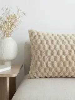 Funda Jacquard Panal 60X40 Beige GH-0042, foto 2 de 3