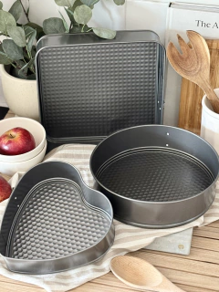 Set x3 Moldes Para Torta GH-237, foto 1 de 4