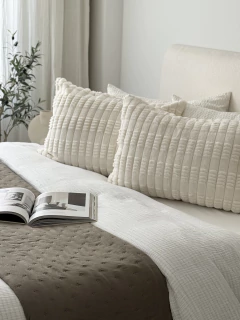 Funda Jacquard Baston 50X70 Off White GH-0038, foto 4 de 12