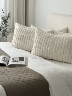 Funda Jacquard Baston 50X70 Off White GH-0038, foto 3 de 12