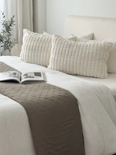 Funda Jacquard Baston 50X70 Off White GH-0038, foto 1 de 12