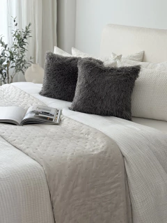 Funda Piel 45x45 Gris Claro GH-0049GC, foto 4 de 9