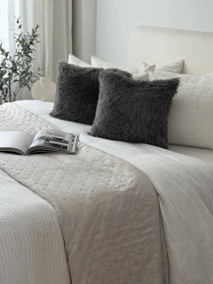 Funda Piel 45x45 Gris Claro GH-0049GC, foto 3 de 9