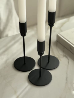 Porta Vela Negro x3 pcs GH-458-24-6, foto 4 de 4
