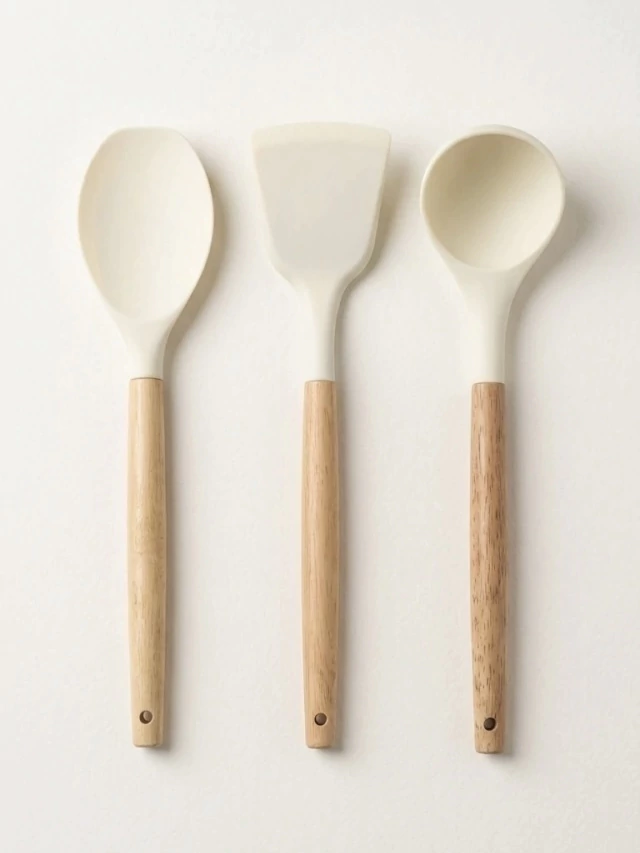 Set x3 Utensilios Crema C/ Bambu GH-2456V