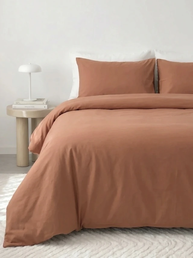 Set x3 Piezas Funda Duvet ladrillo