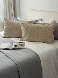Funda Jacquard Indie 50x70 Beige GHI-82, foto 2 de 15