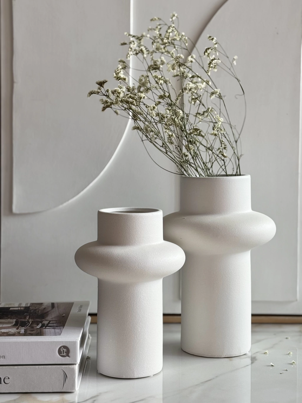 Florero 22x16 cm Blanco GH-611B