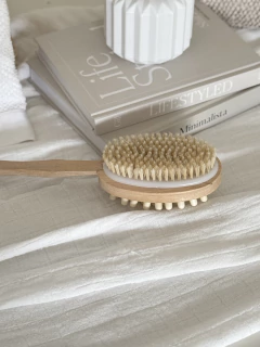 Cepillo Corporal Dual c/ Mango de Madera GH-1796, foto 4 de 5