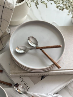 Set x6 Cucharas Para Té mango efecto madera GH-500, foto 3 de 10