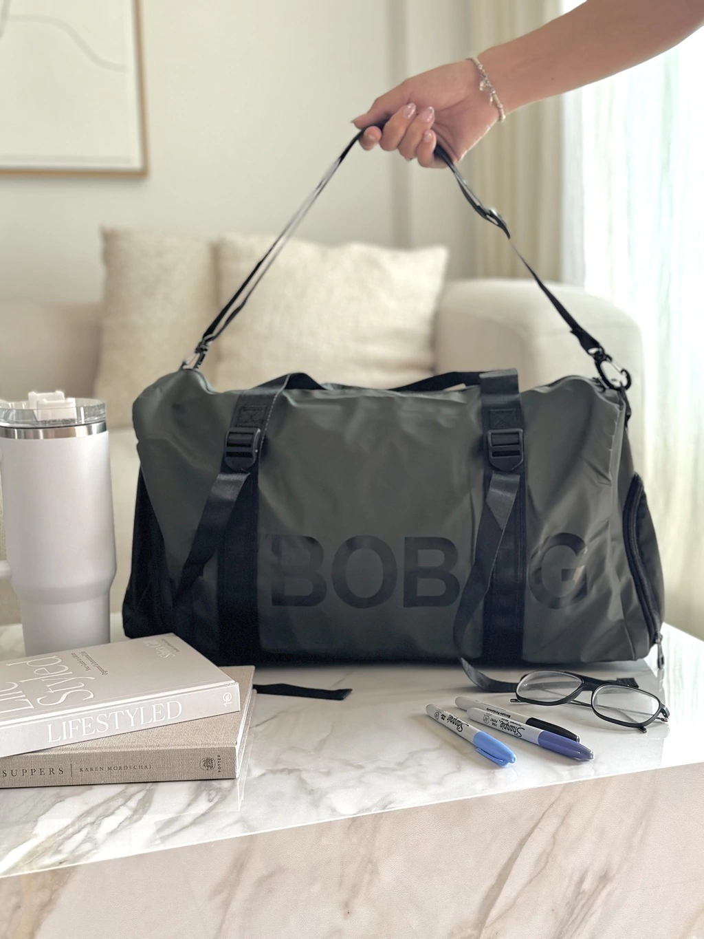 Kit entrenamiento bolso + vaso térmico