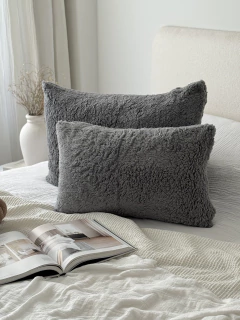 Funda Sherpa Gris Medio 50X70 GH-0020GM, foto 2 de 11