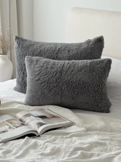 Funda Sherpa Gris Medio 60X40 GH-0021GM, foto 2 de 8