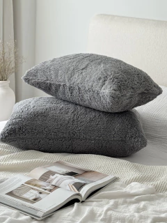 Funda Sherpa Gris Medio 60X40 GH-0021GM, foto 4 de 8