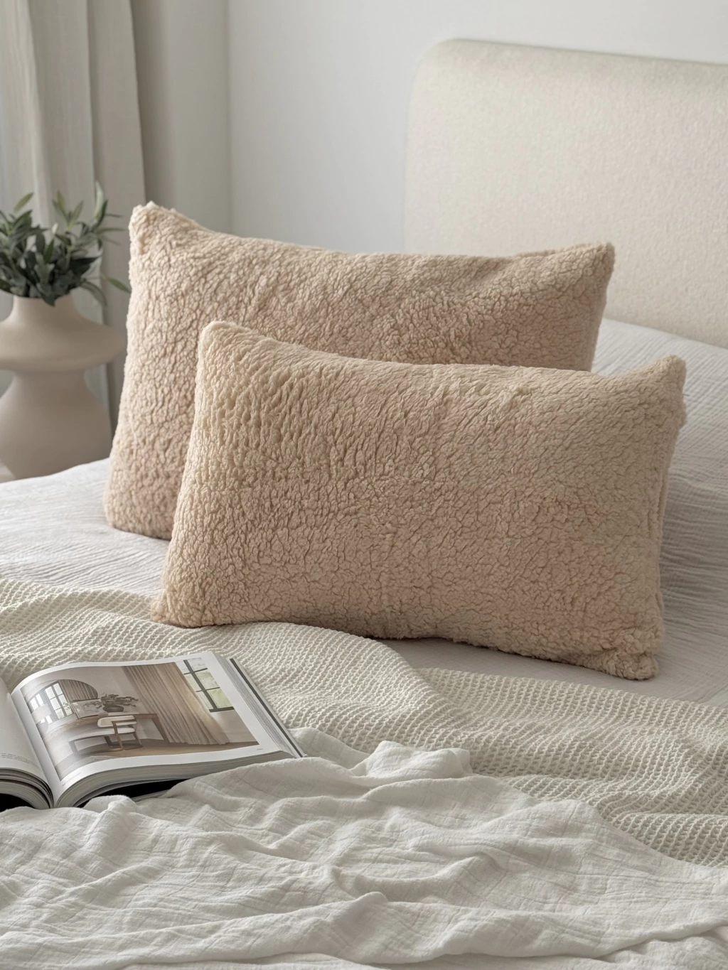 Funda Sherpa Beige 60X40 GH-0021BG