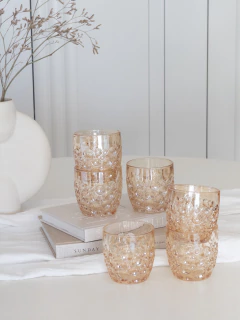 Set x6 Vasos Burbuja Ambar GH-0022AM, foto 3 de 11