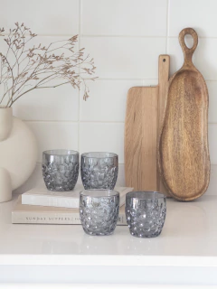 Set x6 Vasos Burbuja Grey GH-0022G, foto 1 de 9