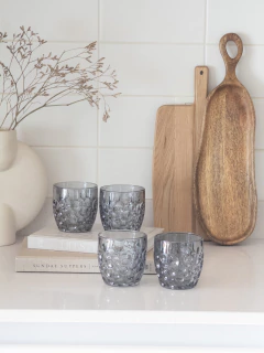 Set x6 Vasos Burbuja Grey GH-0022G, foto 2 de 9