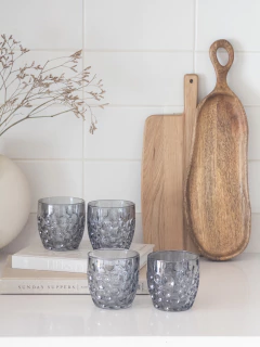 Set x6 Vasos Burbuja Grey GH-0022G, foto 4 de 9