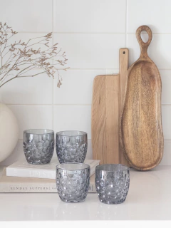 Set x6 Vasos Burbuja Grey GH-0022G, foto 3 de 9