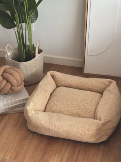 Cama Para Mascotas Bucle Beige 56x52x18 cm GH-001587-P/BG, foto 1 de 6
