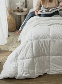Acolchado Premium 100% Alg Queen Blanco GH-0090/Q-BL, foto 2 de 6