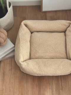 Cama Para Mascotas Bucle Beige 56x52x18 cm GH-001587-P/BG, foto 4 de 6